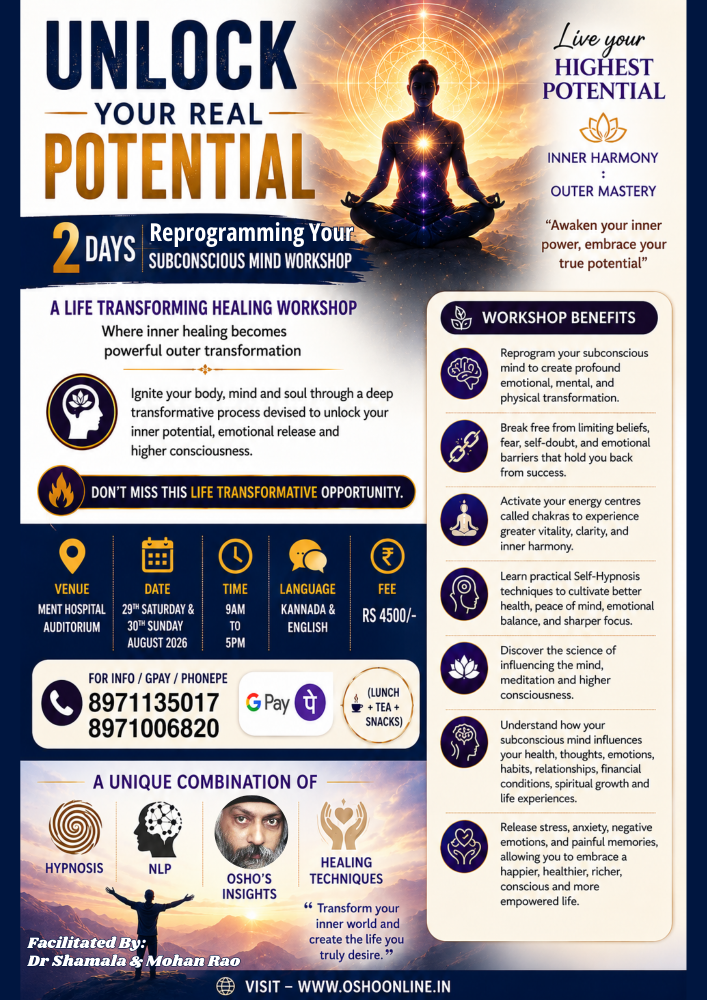 2 Days Hypnosis Master Workshop
